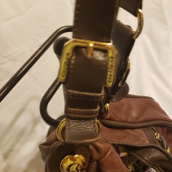 Carmen Steffens Brown Leather Hobo Shoulder Bag - Picture 13 of 15